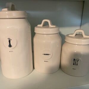 Rae Dunn Icon Kitchen Canister Set